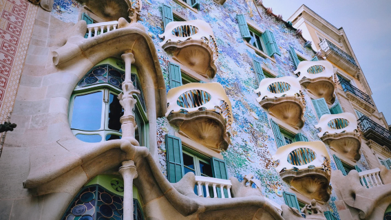 Casa Batlló in Barcelona, Spain