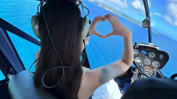 Boracay Island helicopter flight experience: Feel the charm of the island from above