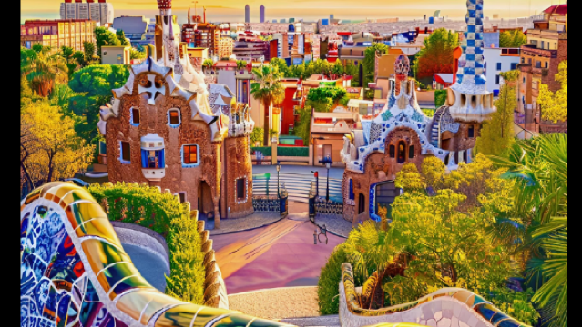 巴塞隆納聖家族大教堂+巴特羅之家+米拉之家+桂爾公園一日遊