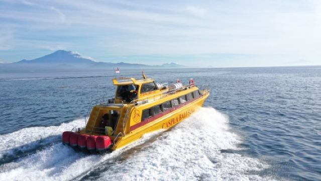 Biglietto per la barca veloce tra il porto di Sanur e Nusa Penida di Caspla Bali Group
