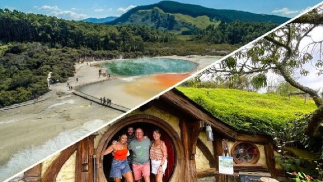 Hobbiton & Rotorua including Waiotapu Day Tour from Auckland
