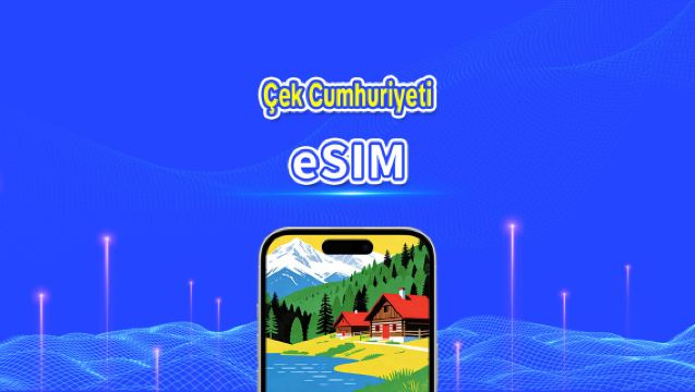 Çek Cumhuriyeti eSIM | Yüksek Hızlı İnternet | 5G/4G | Günlük Paket/Veri Paketi | 24 Saat | 1-30 Gün | QR Kodu