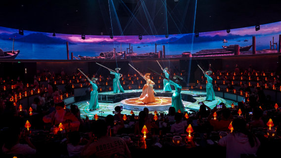 深圳宴天下宴樂(深圳首店)沉浸式古風歌舞餐廳 精彩歌舞表演(可選古代換裝和精美妝造)