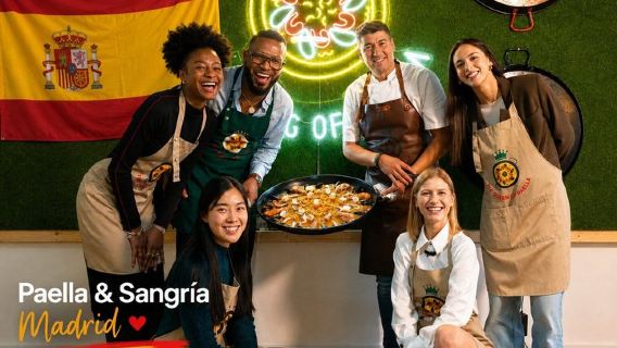 Madrid: Corsi di Paella e Sangria - Opzioni con Pesce, Pollo e Vegana
