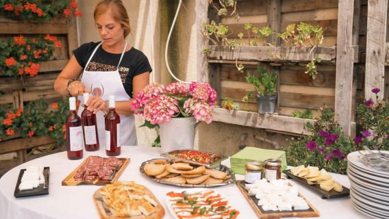 From Sorrento & Naples: Cortecorbo Wine & Cooking Experience