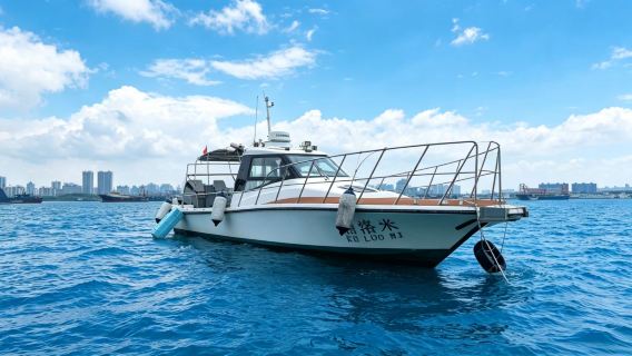 北海專業釣魚艇【豪華釣魚艇室內衛生間探魚器夜釣魷魚出海海釣】
