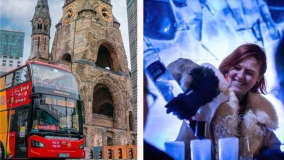 City Sightseeing Hop-On Hop-Off Bus Tour - 2 Lines & Icebar