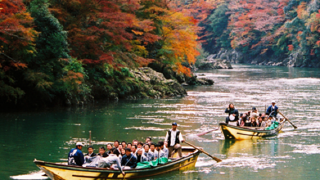 Kyoto Train + Hozugawa Rafting + Arashiyama one-day tour(Depart from Osaka/Kyoto)
