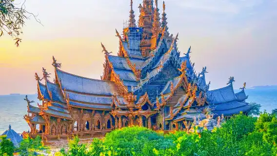 【可選真理寺/芭堤雅大象村/海灘】東芭樂園+四方水上市場一日遊