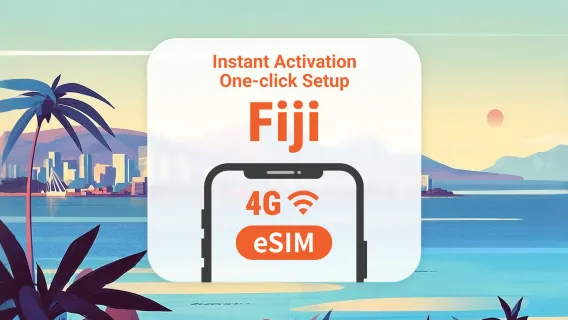 Fiji eSIM | Supports ChatGPT & TikTok | 1–30 Days | Instant QR