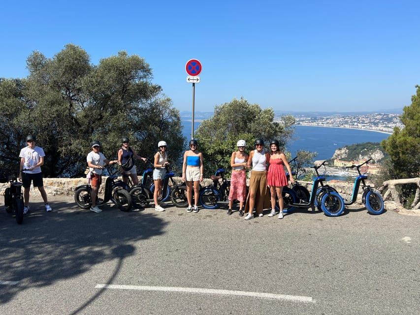 Côte d'Azur : Visite guidée en trottinette électrique