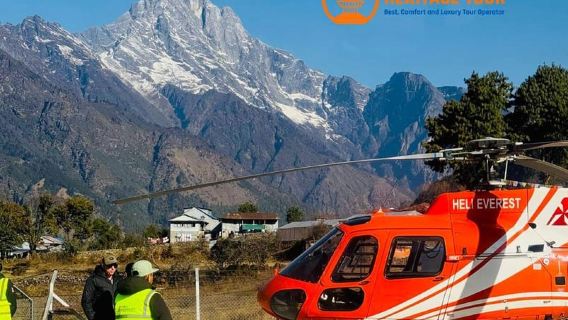 Everest Base Camp Helicopter Landing Tour from TIA - 1 Day