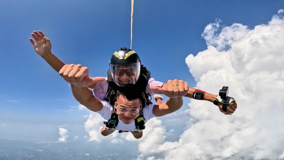 太原旅拍【【山西太原跳傘，高空跳傘+攝影服務】】