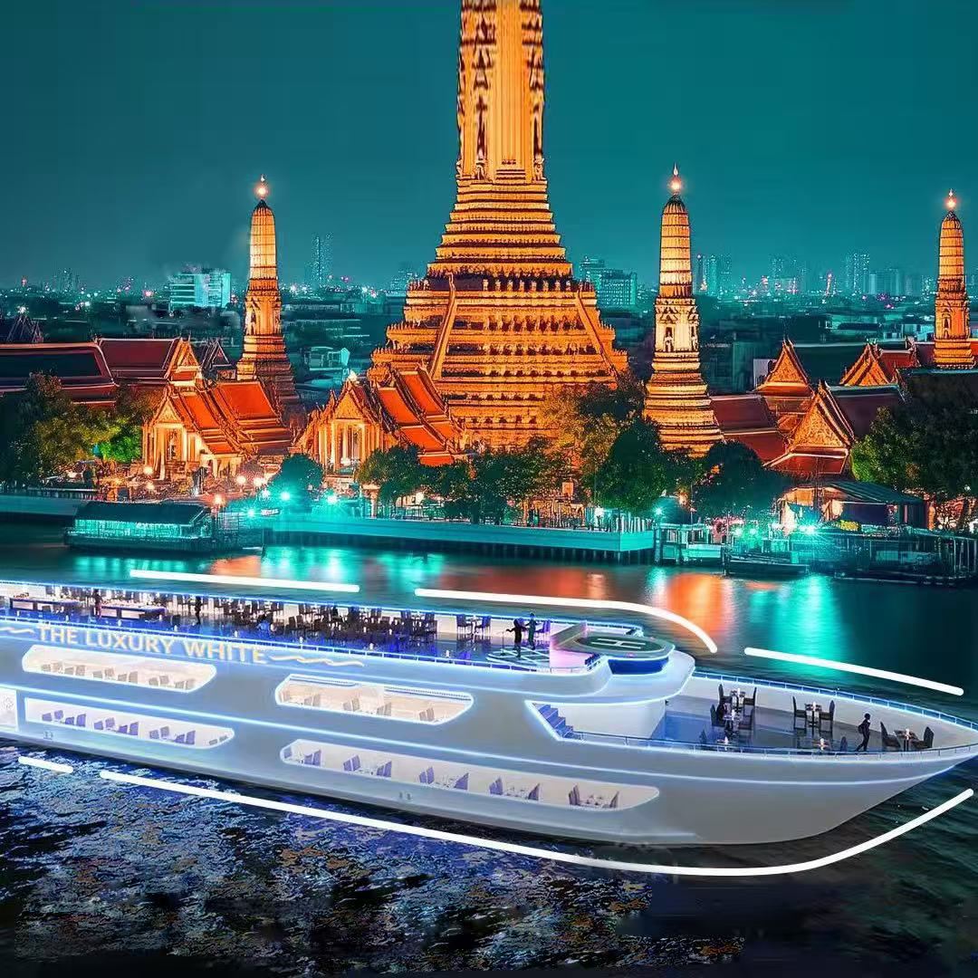 Bangkok Chao Phraya River Cruise + Buffet + Show/Luxury White Orchid
