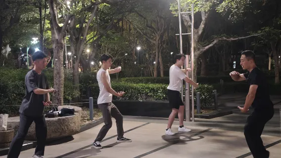 Shanghai Park: Kampsportsklasse med mester John (Vælg Tai Chi eller Wing Chun)