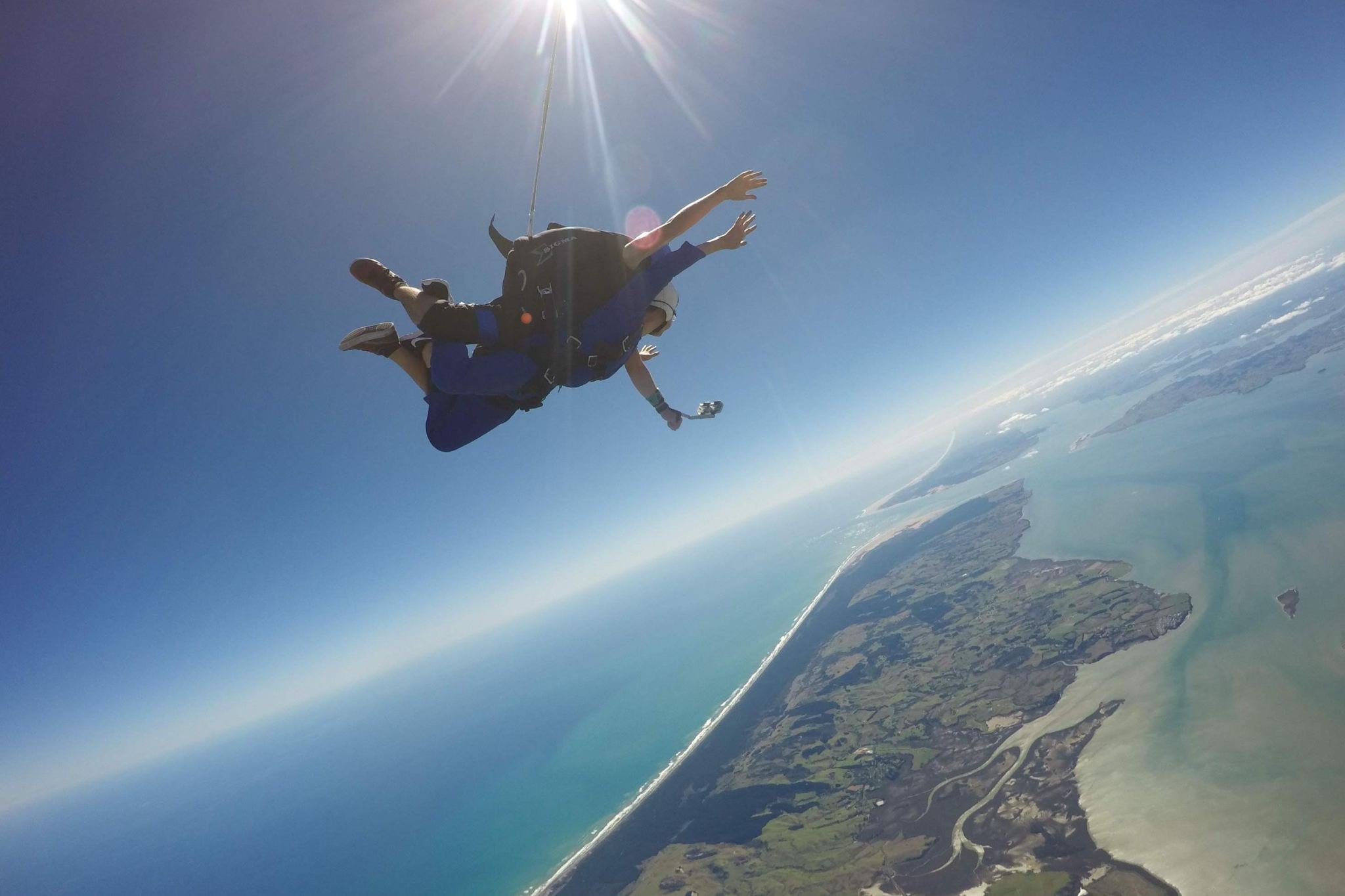 Esperienza di paracadutismo ad Auckland in Nuova Zelanda