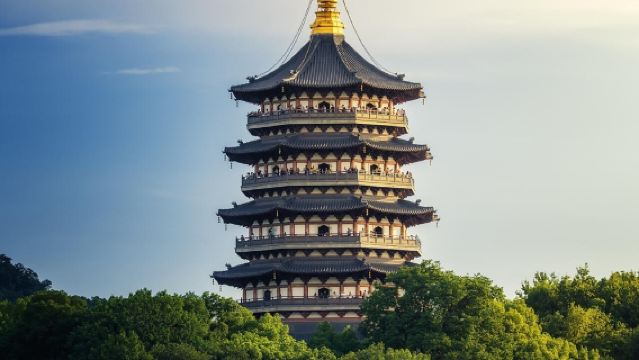 lawatan sehari pelayaran Tasik West Hangzhou + Menara Leifeng + Kuil Lingyin (berlepas dari Shanghai/Hangzhou)