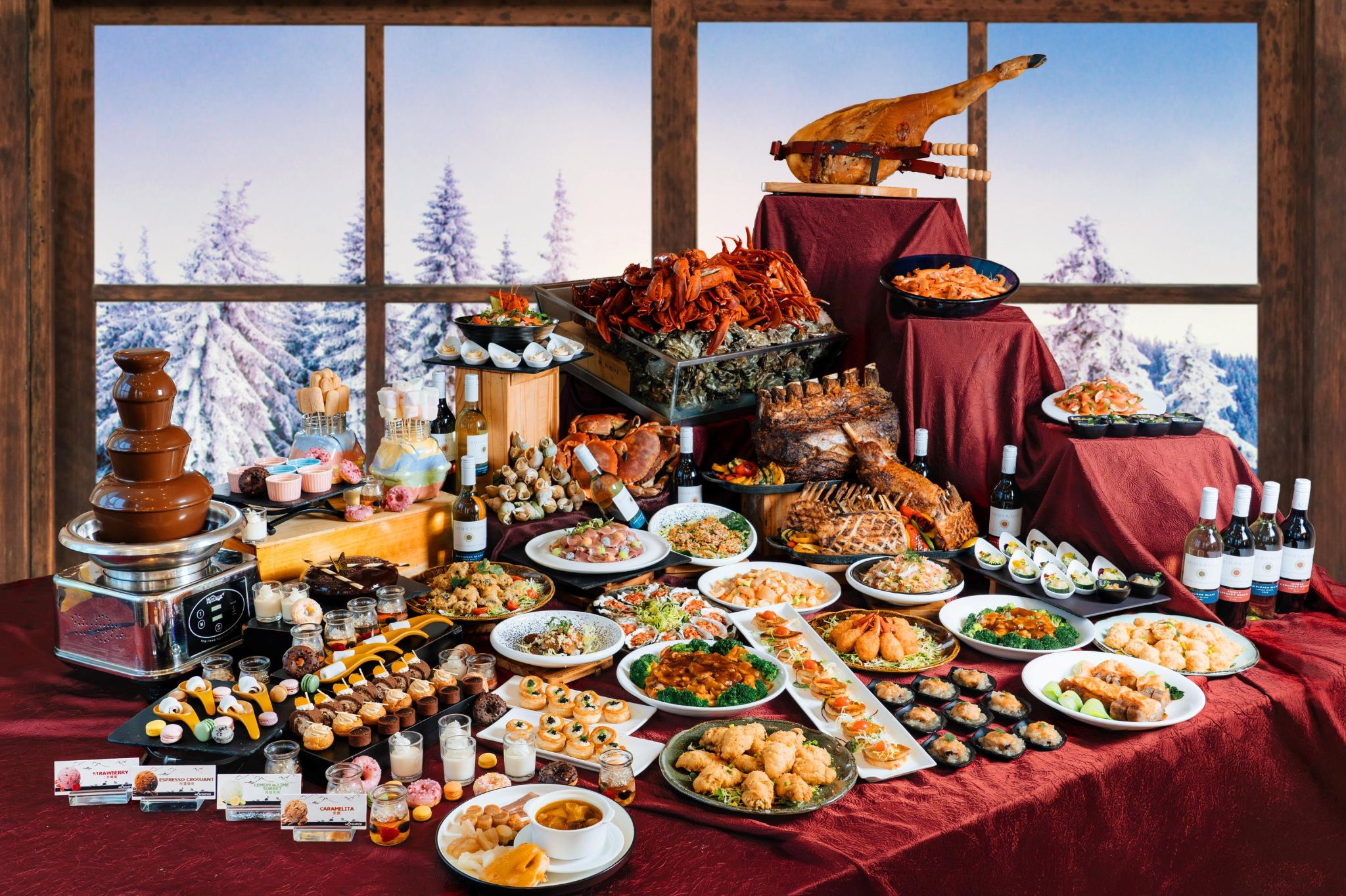 Hotel Harbour Grand Hong Kong | Harbour Grand Café | Almuerzo buffet / Cena buffet