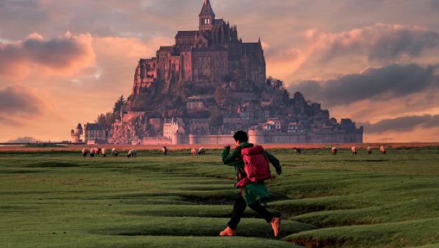 Heen- en terugreis vanaf Parijs! Eendaagse tour naar Mont Saint-Michel | inclusief bus + toegangsticket voor de abdij | Bezoek het sprookjesachtige 'luchtkasteel'