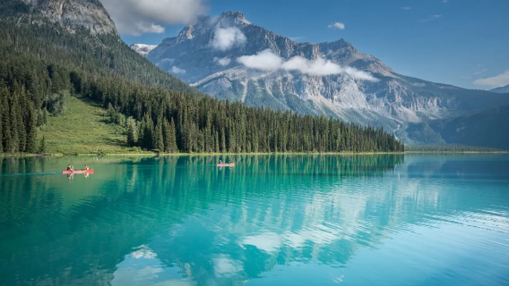 Kanada Banff [Tasik Louise + Tasik Emerald + Bow Falls] Pemandu Berbahasa Cina | Penyesuaian Perjalanan