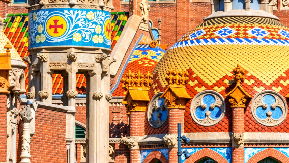 Barcellona Sant Pau: Tour di 1 ora con guida autorizzata | Design terapeutico | Ingresso incluso