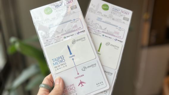 Essential for Traveling in Taiwan | For non-Taiwanese nationals only | Taoyuan Airport MRT Round Trip Ticket&Taipei Metro 48/72 Hrs Pass