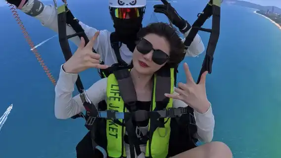 沙河河北沙河西西里滑翔傘滑翔傘飛行體驗【海拔520公尺,飛行時間4-10分鐘+贈送起飛影片】