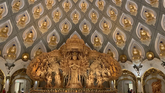 Шанхай, индивидуальный трансфер/аренда автомобиля с водителем, однодневный тур: живописные места Чжуцзяцзянь, Чжоушань — Буддийский мир Гуаньинь в Чжуцзяцзянь