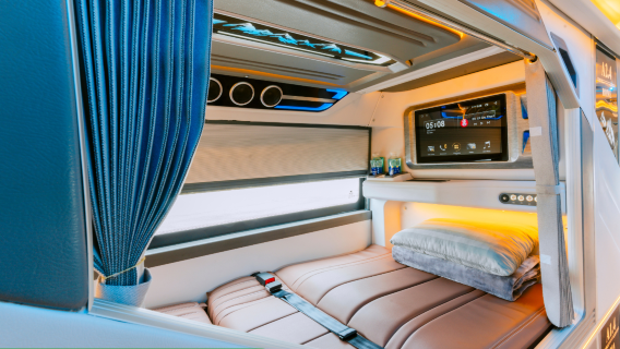 HKバスラインズ公式 ハロン市~サパ間 VIPスリーバス