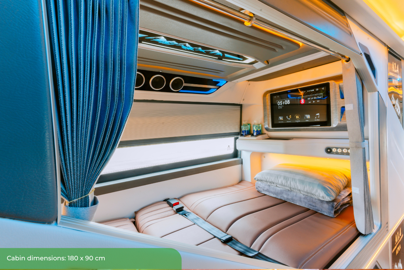 Ha Long - Sapa VIP Sleeper Bus by HK Buslines [Official]