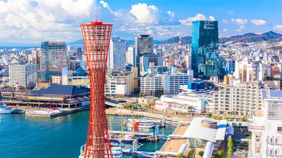 Kobe Port + Ijinkan Street Scenery + Mt. Rokko Night View + Arima Onsen one-day tour