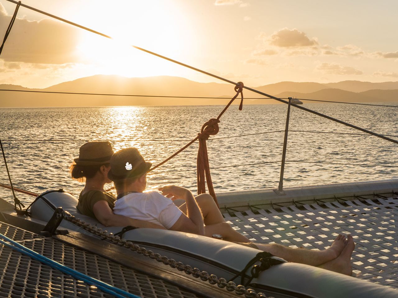 성령 제도 에어리 해밀턴 아일랜드 [선셋 세일링 보트/선셋 유람선] 선택 가능