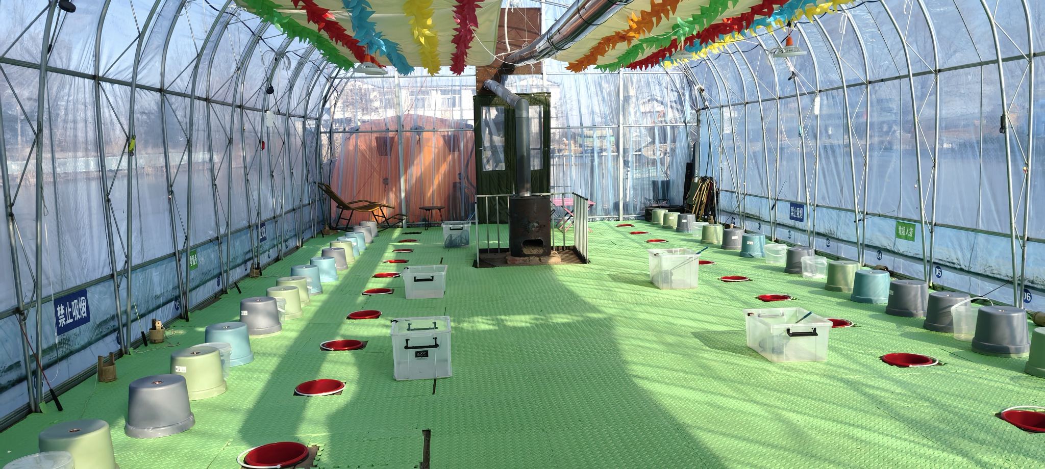 Harbin Flower, Bird, and Fish Camping and Fishing Base - Camp Activity[Ice tent + ice fishing + experience the thrill of ice and fire]