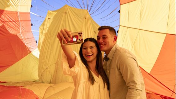 Полёт на воздушном шаре в Голд-Косте/Байрон Бэй [завтрак в винограднике с шампанским и альпаками + трансфер + сертификат]