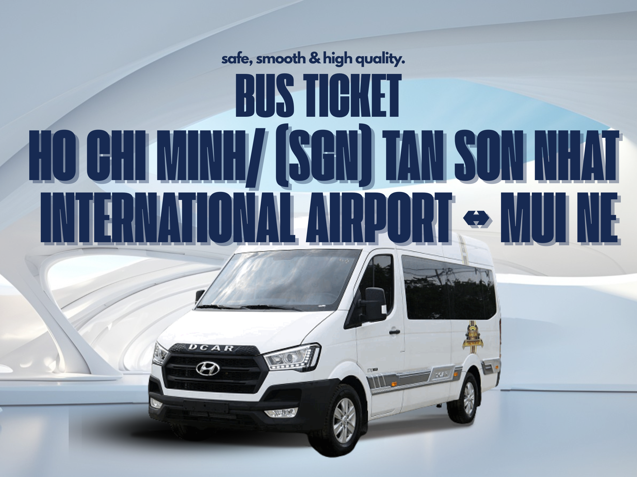 Ho Chi Minh/Tan Son Nhat Airport <=> Mui Ne Route (Vice versa): Limousine & Bus Transfer BY GO365vn