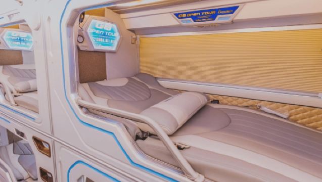 G8 VIP Kabinen-Schlafbus – Luxusreise von Hanoi nach Thành phố Hà Giang (einfache Fahrt / Hin- und Rückfahrt)