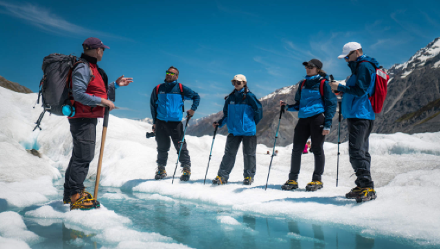 뉴질랜드 쿡 산 타스만 빙하/폭스 글라치어/헬리콥터+빙하 트레킹 [회차 선택 가능+전문 장비 제공]