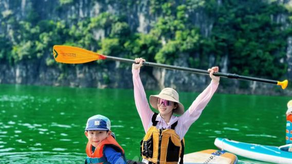 貴州黔西南興義白水河槳板體驗【近萬峰林和興義，成人兒童均可玩】
