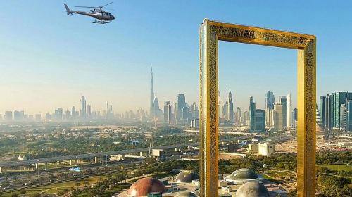 Falcon heli Dubai palm island atl helicopter - join-in/charter optional 8