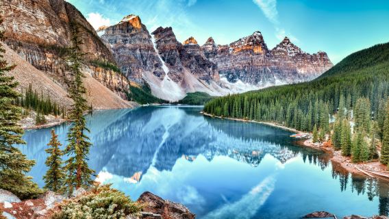 Banff National Park Louise Lake + Moraine Lake half-day tour | optional morning or afternoon departure