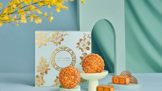 [Flash-Angebot] Hongkong Fullerton Ocean Park Hotel | Mondfest-Mooncake-Box | Mehrere Einlösestellen