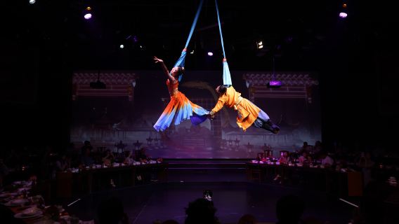 Σανγκάη Γιορτή Πανηγυρική υποδοχή πρεσβειών από όλο τον κόσμο - Θεαματική γαστρονομική παράσταση της αυτοκρατορικής δυναστείας Tang | Απολαύστε αυτοκρατορικούς χορούς και μουσικές + Γαστρονομικά διαμάντια εθνικού ύφους + Προαιρετική εμπειρία με ενδυμασίες Han και μακιγιάζ