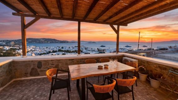 Mykonos lille gruppe madlavningskursus med solnedgangsoption