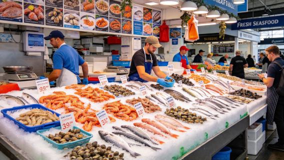 Mercado de pescado de Sídney: Descubre los sabores frescos y paseo costero | Visita guiada a pie de 2h