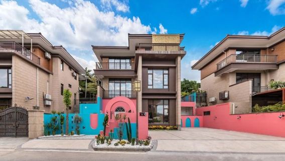 清遠熹樂谷滑梯親水樂園7房別墅 溫泉+麻將+KTV+泳池