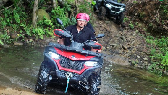 Avventura a Koh Samui con giro in quad e divertimento in zipline