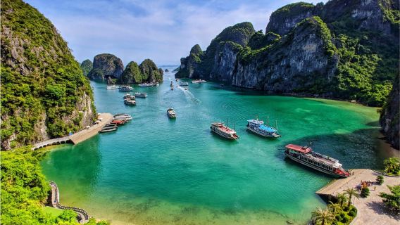 Penjual Terbaik TUR KAPAL PESIAR HALONG BAY Seharian Penuh Dari Hanoi