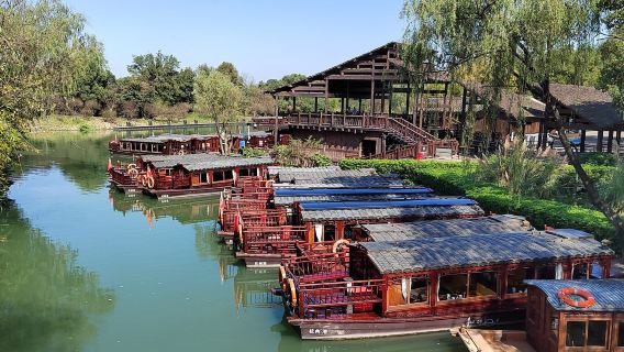 Hangzhou + Tempio di Lingyin + Fiume Qiantang + Lago dell'Ovest / guida/ Cinese / Inglese / Russo / F