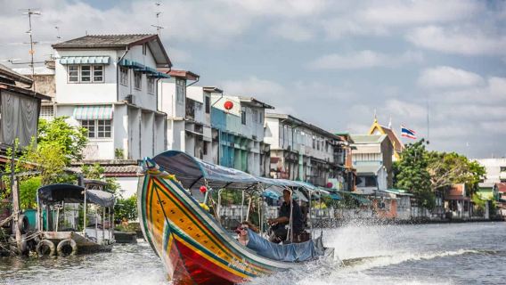 Tour privato dei Canali di Bangkok e Wat Arun