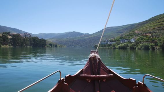 Pinhão: 2-stündige Rabelo-Bootstour mit Audioguide